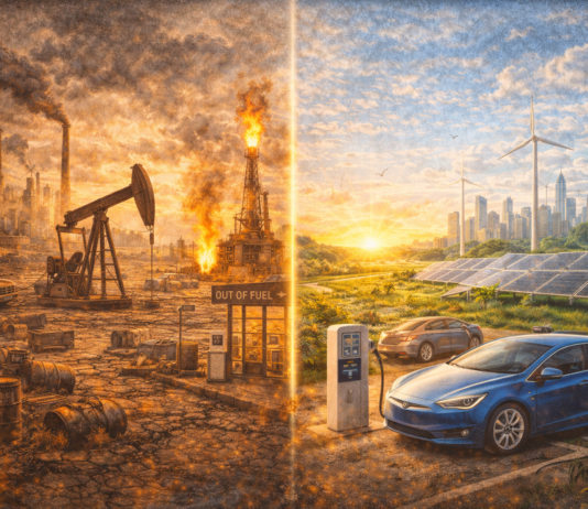 Towards the end of fossil fuel era