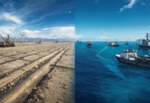 Depletion of resources and boosting up blue economic activities